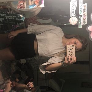 Soft cropped sweatshirt